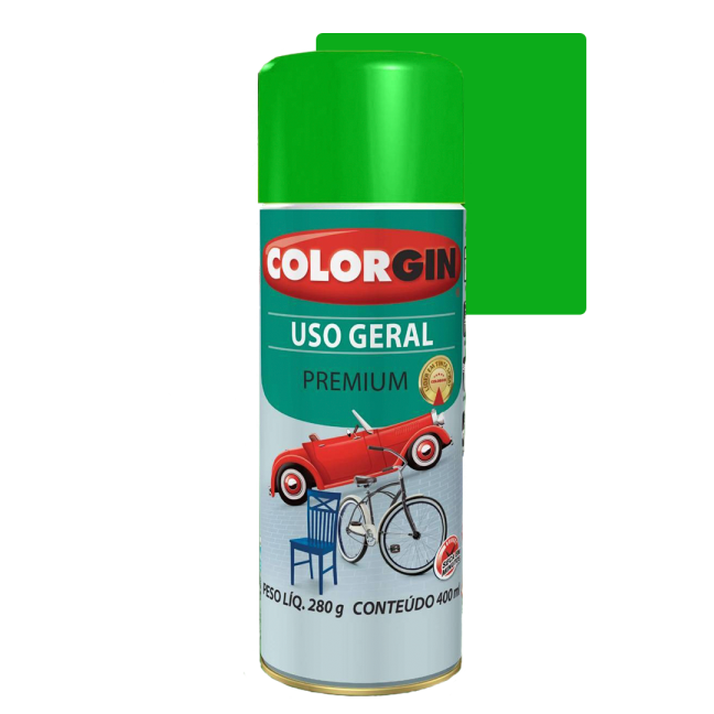 SPRAY COLORGIN USO GERAL VERDE CLARO