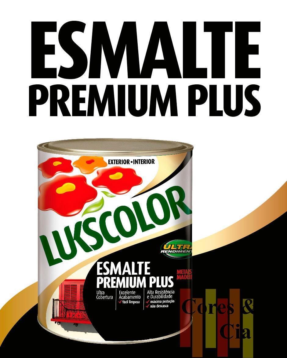 ESMALTE PREMIUM PLUS BRILHANTE LUKSCOLOR FLAMINGO 900ML