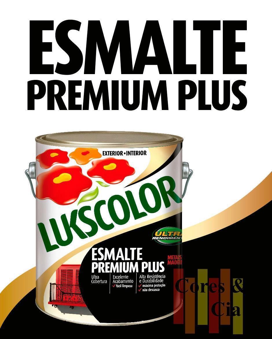 ESMALTE PREMIUM PLUS BRILHANTE LUKSCOLOR GELO 3,6L