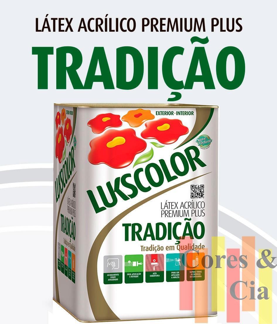 ACRÍLICO TRADIÇÃO PREMIUM PLUS LUKSCOLOR TERRACOTA 18L